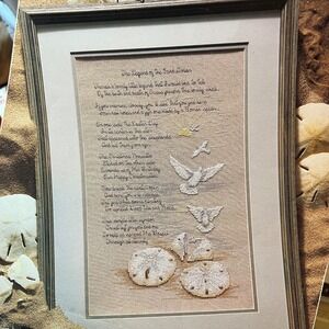 Leisure Arts Leaflet 876 Legend of the Sand Dollar Cross Stitch Pattern VTG 1990